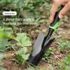 Garden Tool Set: Shovel, Digging Hoe, and Rake for Soil, Flowers & Vegetables