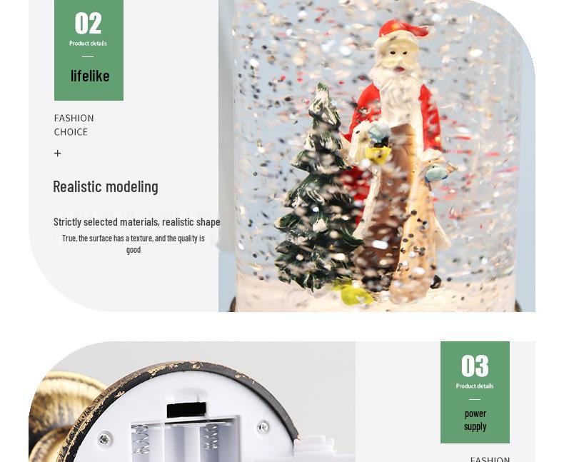 Musical Christmas Crystal Candle Light Decoration for Kids' Birthday & Holiday Gifts
