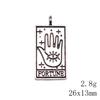 Christmas Decorations Charms For Necklace Friendship Puzzle Game Card Tarot Charms Pendant Home Garden Male Pendant