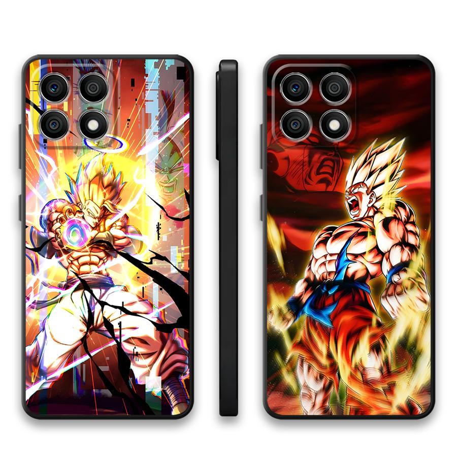 Black Soft Phone Cover Case for Honor X7 70 X6 Magic5Lite X5b X8 X9a 200 400 Lite 90 8X Dragon Ball Super Saiyan