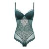 Black Sexy Jumpsuit Embroidered Women's Jumpsuit  Push-up Bra Lace Lingerie Erotic Lingerie Sexy Clothing