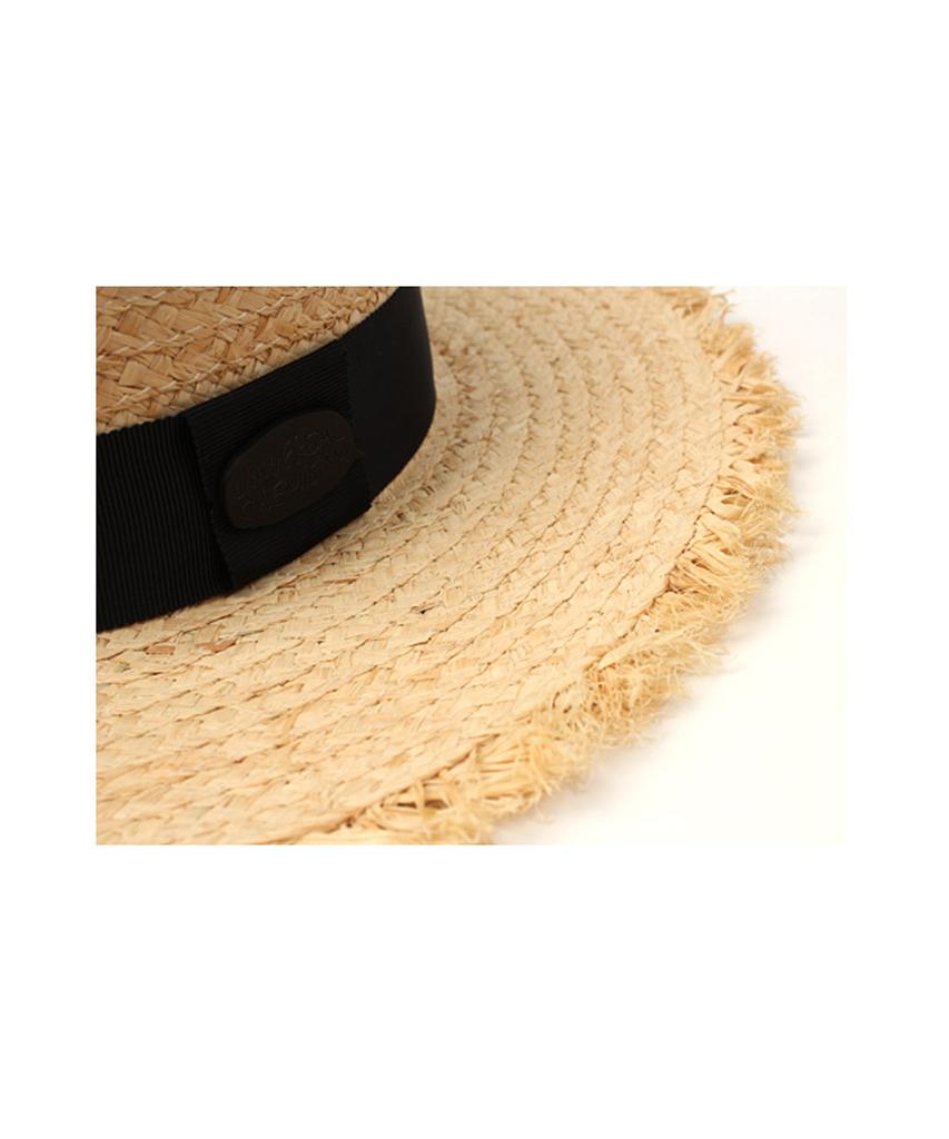 Yunibeosyeolkemiseuteuli Natural Flat Fedora Summer Fedora