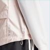 adidas Own The Run Solid Logo Zip Collared Vest Women Tops Light-Pink IN1575