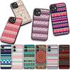 Aztec Tribal Tribe Colorful Flower Phone Cover Case for Apple iPhone 17 16 11 Pro XS Max XR 6 7 8 Plus + 16E SE Casing