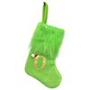 Holiday Sock Durablility Hanging For Candy Gifts Holder Festival Decoration Classical Christmas Letter Knitted Stocking