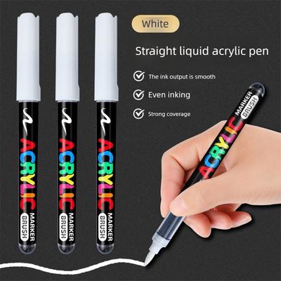 Schnelltrocknender Textmarker Stift Kunststoffkörper Glatter Flussspitze Ideal Für Künstler Und Bastelprojekte