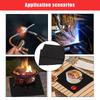 1/2/3Pcs Fireproof Pad Black Welding Protective Blanket Insulation Pad High-Temperature Pad 5mm 30 * 20cm Fireproof Durable