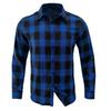 Men S Long Sleeve Flannel Plaid Shirt Thick Autumn Winter