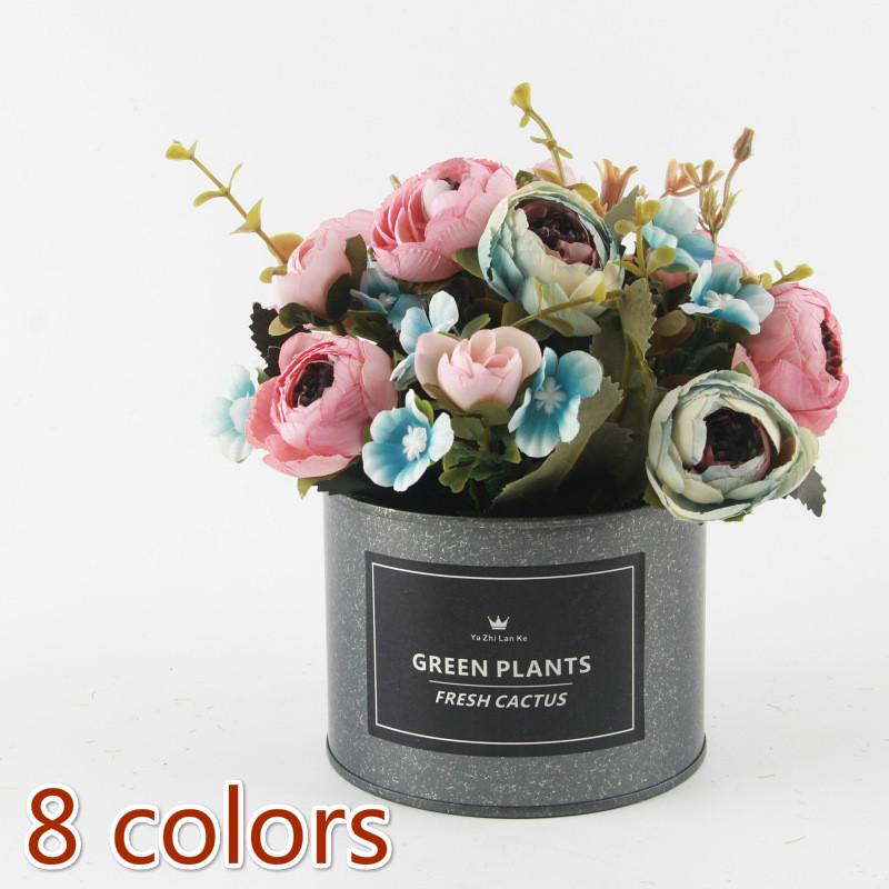 European Fake Artificial Flower Mini Bonsai Party Home Hotel Wedding Office Garden Decoration