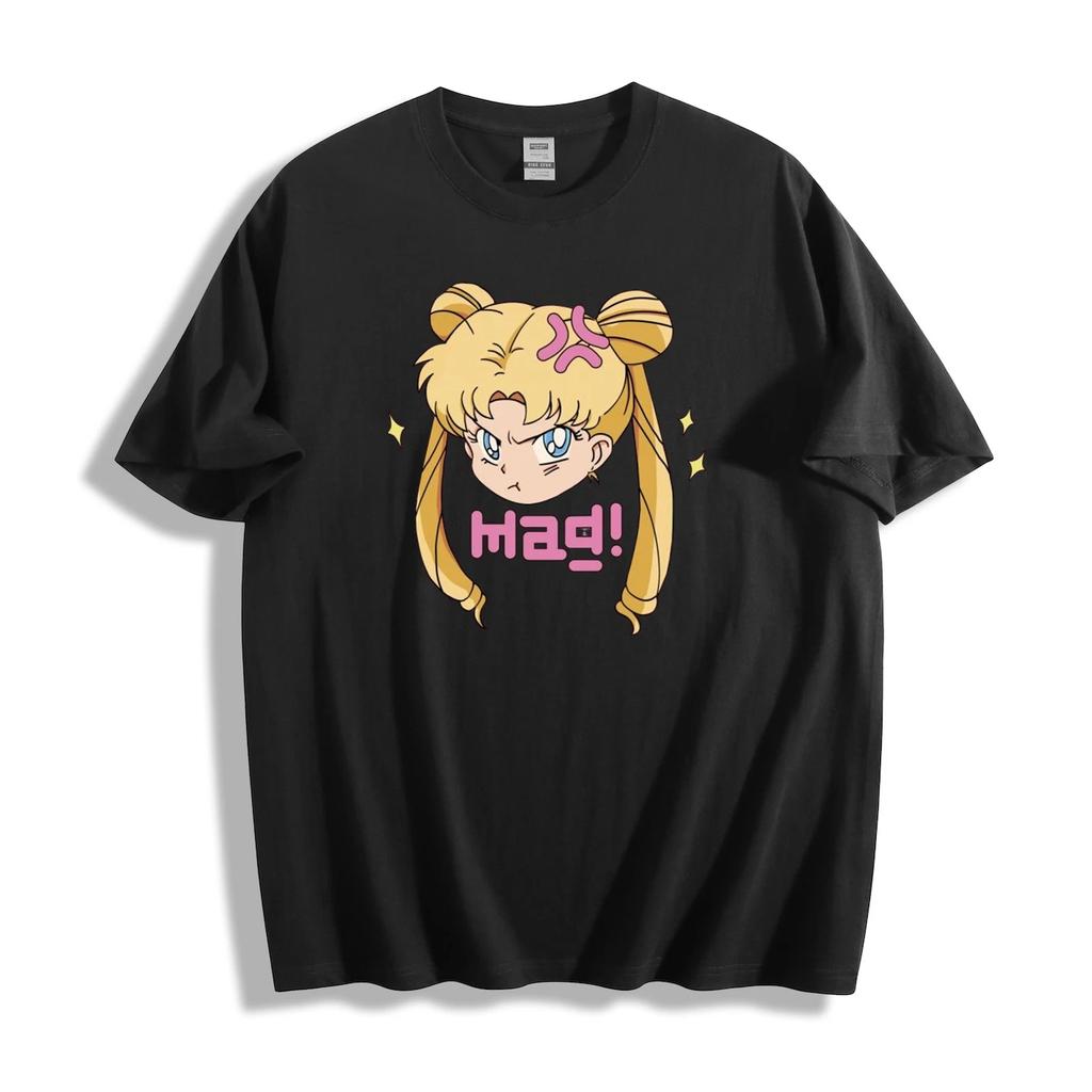 2026 New Cotton Summer Tshirt Leisure and Comfortable Sailor Moon Anime Anime Shirt Shirts Women T Shirt Unisexs TShirt