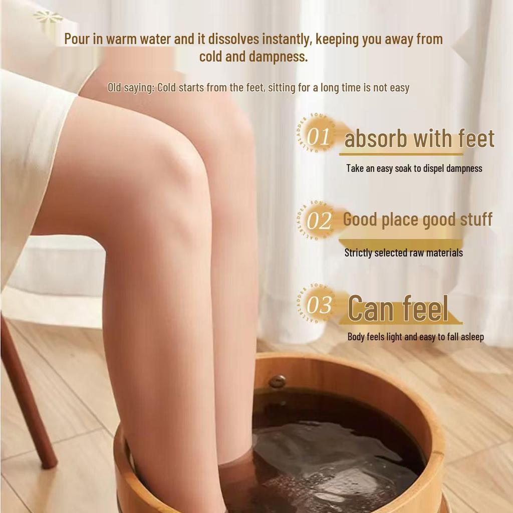 Mugwort & Sichuan Pepper Foot Soak: Sleep Aid, Sweat Promotion, Detox & Cold Relief for Men & Women