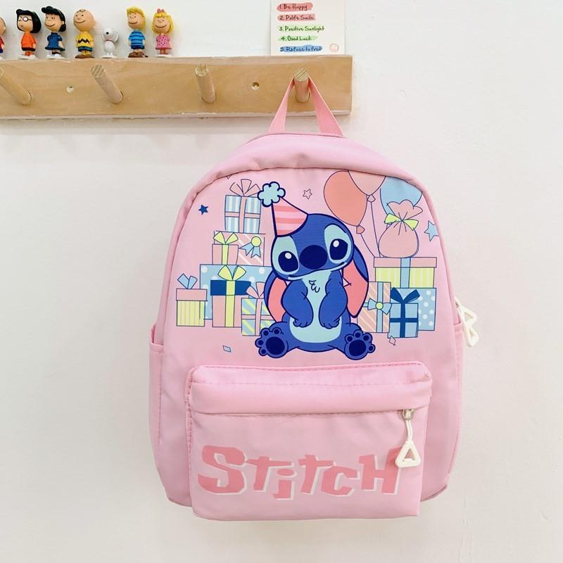 Trendy Cartoon Patterned Stitching Backpack For Boys And Girls Age 3 To 6 Years