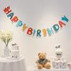 Birthday Flag Scene Arrangement Decoration Boys And Girls Banner Birthday Party Banner Background Wall Atmosphere Props