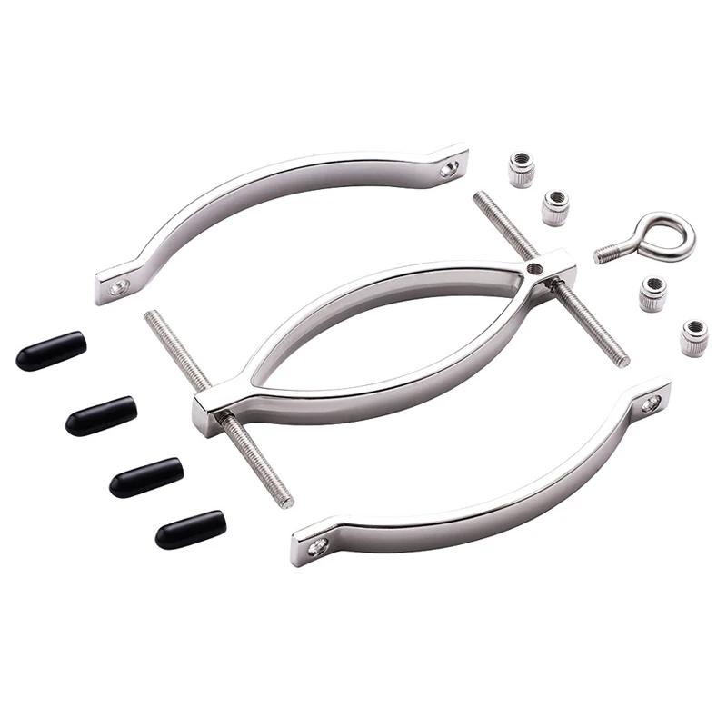 Erotic Sex Shop Labia Clamp With Metal Chain Bondage Gear Clitoris Stimulation Speculum Vagina Opener Sex Toys For Women