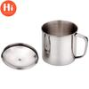 Hei Roamtic Mote Kjøkkenkrus Øl Stål Camping Kaffe Drikke Te Reise 480ml rustfri håndtakkopp
