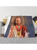 Saint Nicolas Of Cage Nic Cage Original Religious Painting An Ultra-Soft Micro Fleece Blanket