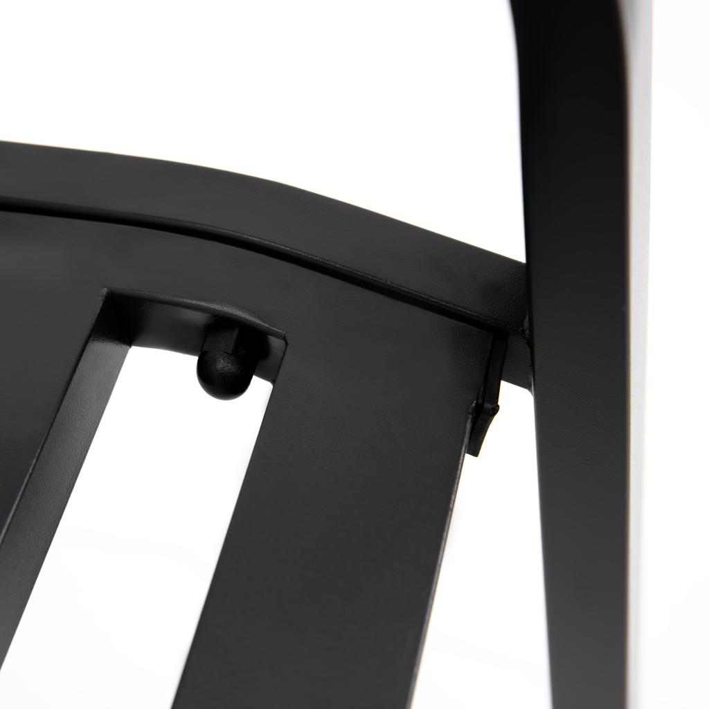 Steel Bench With Plastic Backrest, Garden, Park, Classic Bench