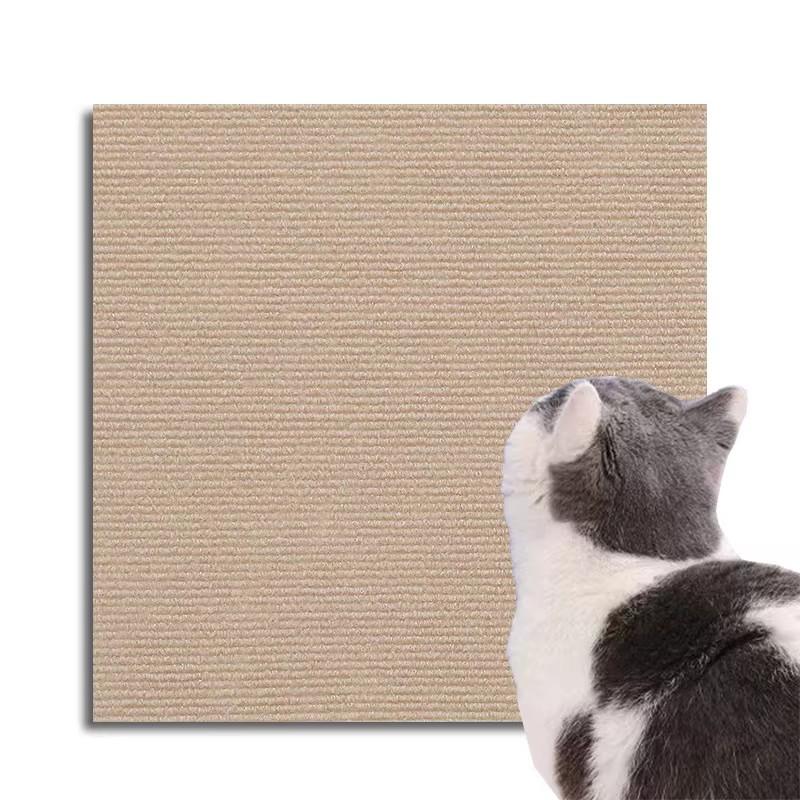 Self Adhesive Cat Scratch Wall Sticker Multifunctional Cat Climbing Mat Anti Scratch Sofa Protection Pad Grinding Claw Cat Scrat 1pcs