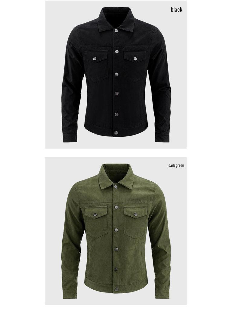 Herrjacka i borstat mockatyg - Brittisk stil, Vår/Höst Trend