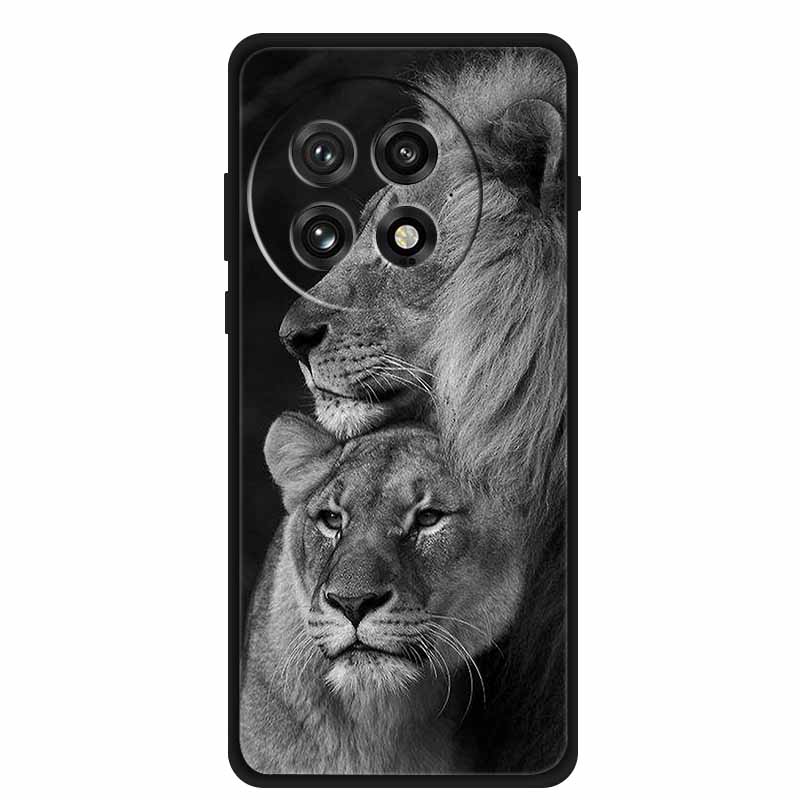 Etui do OnePlus 13 5G Zwierzęta Miękki Silikon TPU Etui na Telefon Tylna Pokrywa do OnePlus13 PJZ110 Wilk Odporne na Wstrząsy Ochronne Fajne Etui