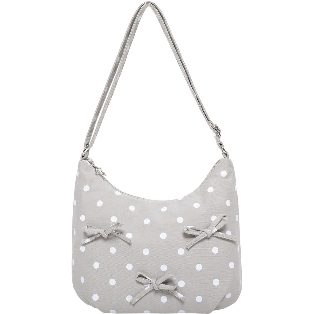 A Niche Polka Dot Tote Bag, A Casual and Sweet Bucket Bag