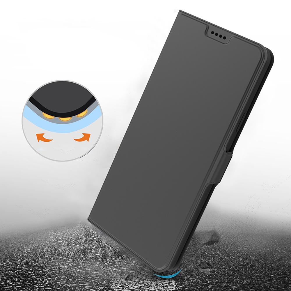 Pro Xiaomi Redmi Note 13 5G Pouzdro na telefon PU kůže Stojánek Kryt se sloty na karty