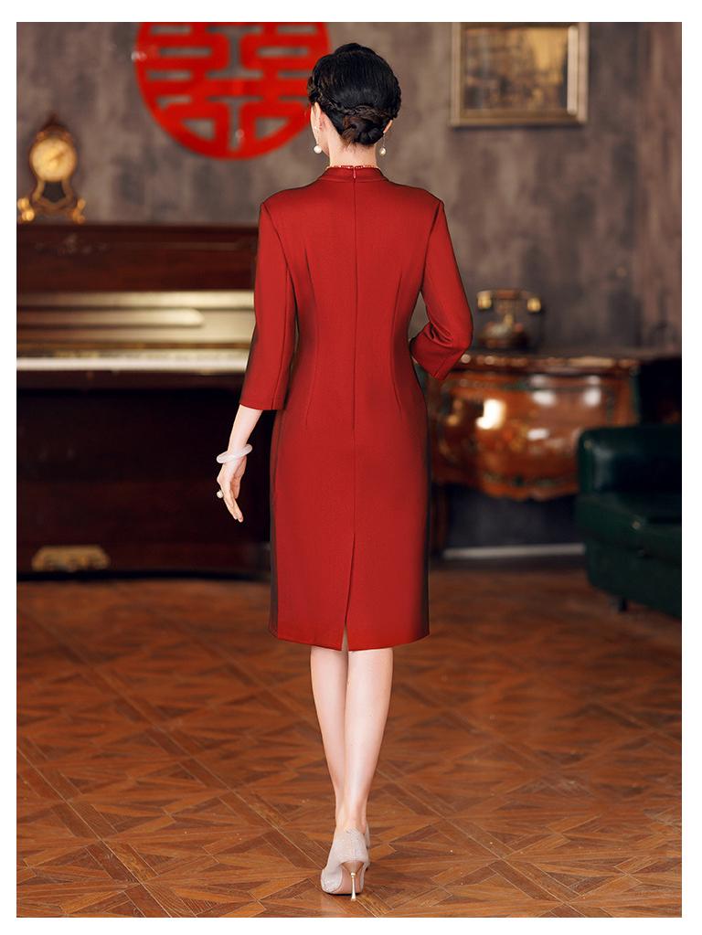 Elegant Summer Wedding Qipao Dress for Mothers 2023