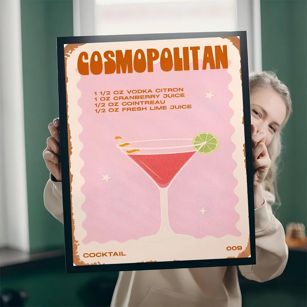 Colorful Cocktail Drink Good Posters And Prints Canvas Printing Wall Art Picture For Living Room Home Decor Gifts