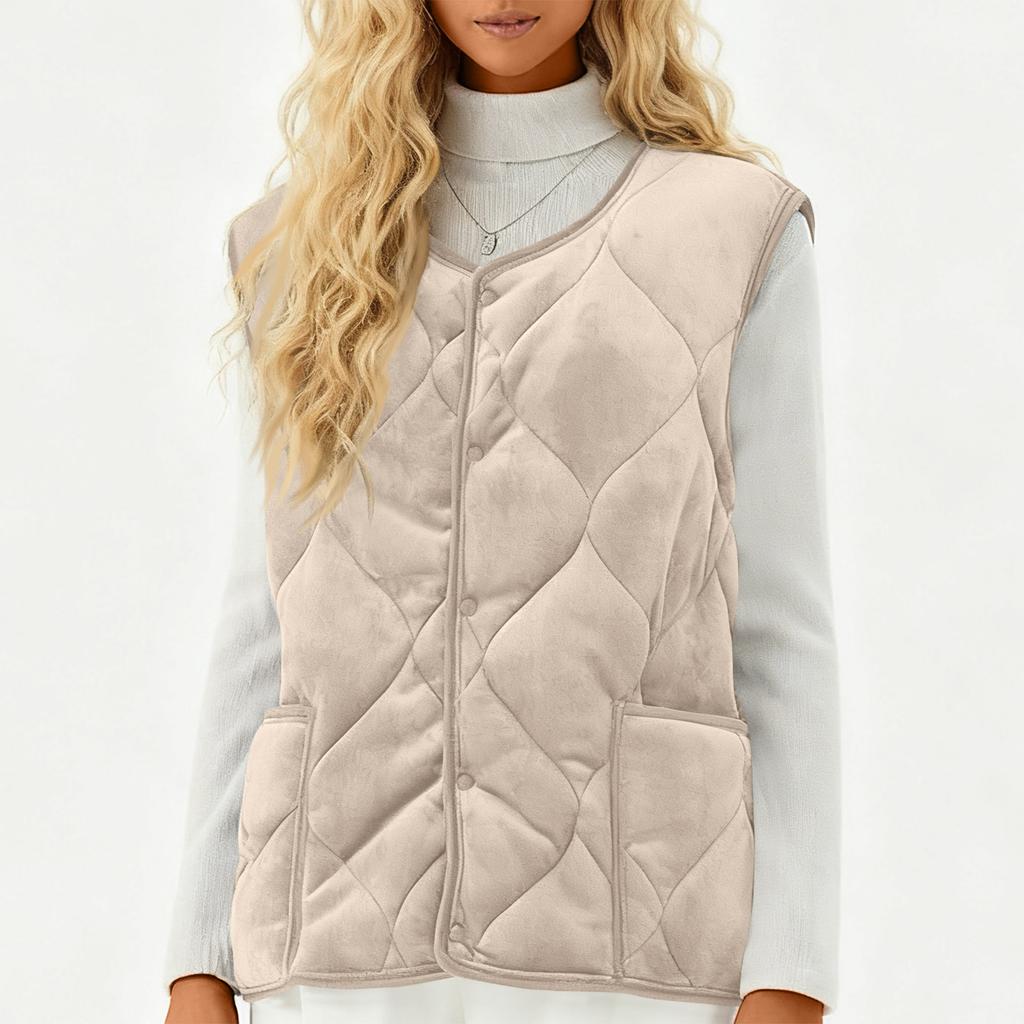 Women's Fashion Light Jacket Stand Collar Multicolor Zipper Button Coat