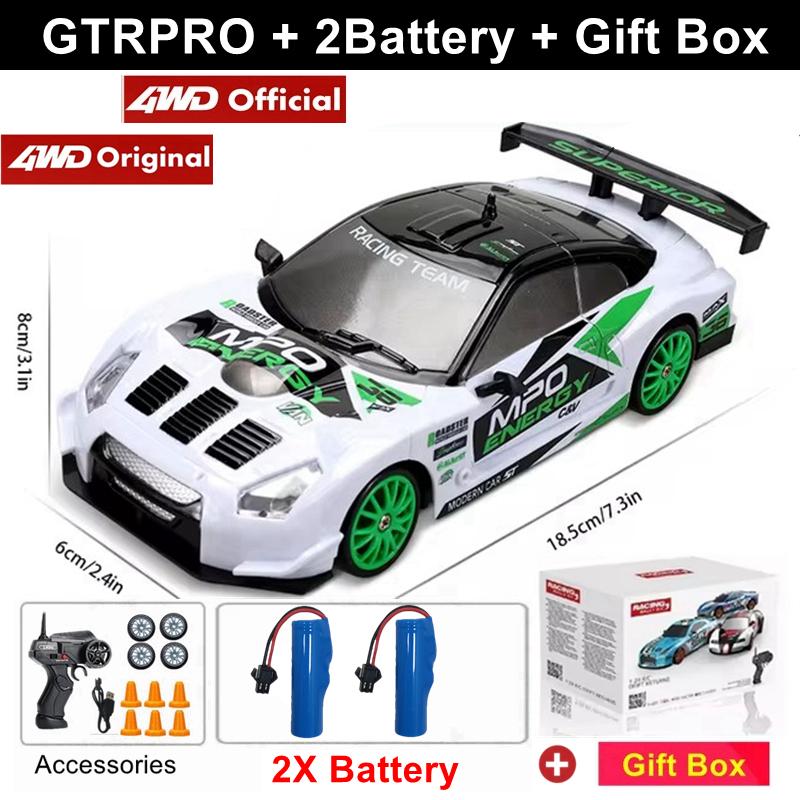 Rc Drift Car With Led Light Remote Control Vehicle Ae86 Professional High Speed Racing Toys For Kids Children Adults Gifts