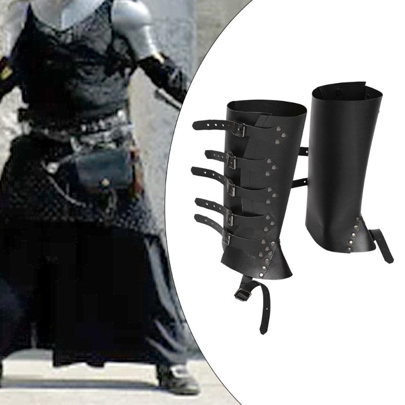 Shoes Cover Medieval Steampunk Leg Armor Andage Boots Cover Leg Guard Boot Case