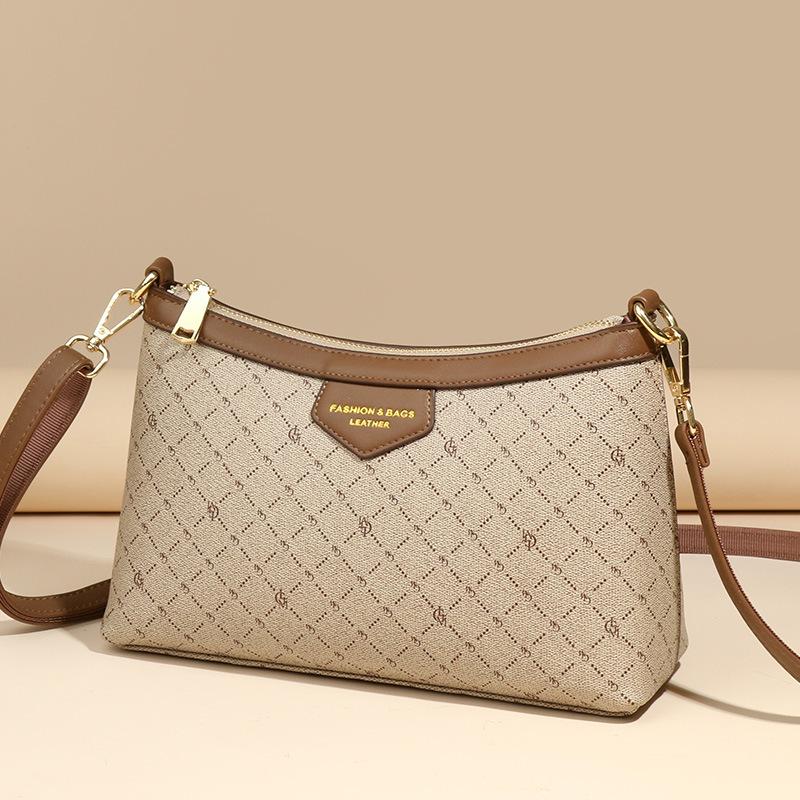 Crossbody Bag, Women's Small Bag, New Niche Texture Printed Bag, Fashionable Shoulder Bag