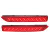 ABSOPRO LED Tail Fog and Turn Signal Lights for Nissan Sentra Plastic with Red Set of 2 Lights, Lights, (265608990B) (2020-2021), Lenses,
