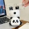 Cute Inverted Panda Glasses Holder Office Desk Glasses Stand Sunglasses Storage Rack Home Bedroom Decoration Ornament Gift