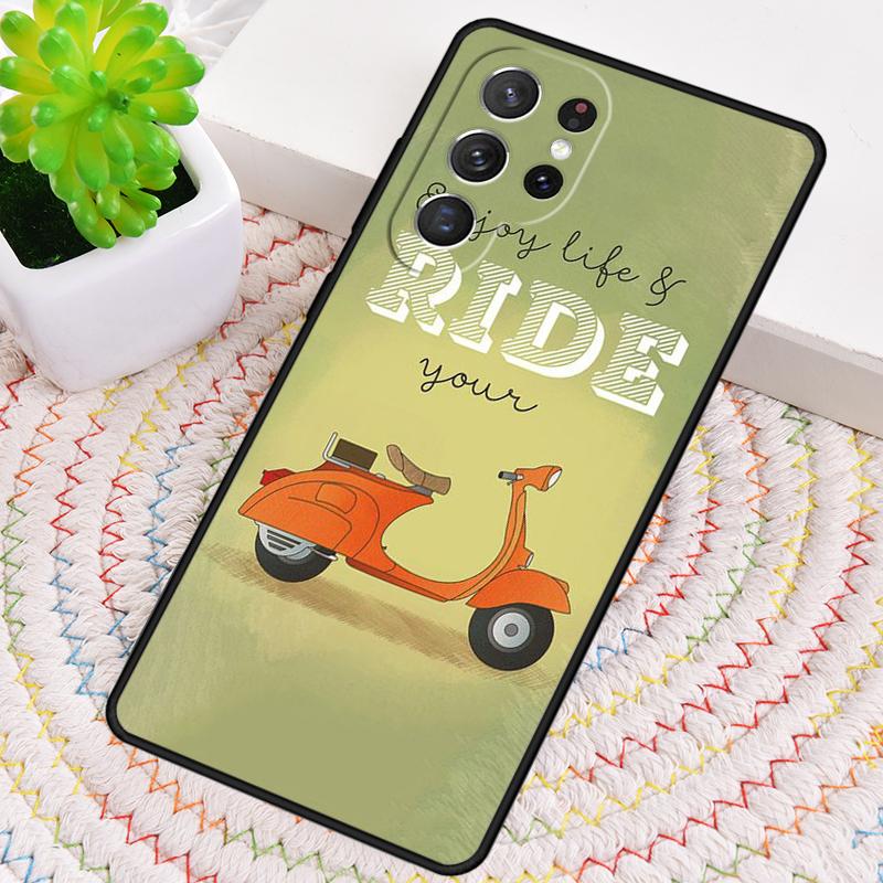 Vintage Roller TPU Handyhülle Für Samsung Galaxy note 10 pro S26 S25 S24 S23 S22 Ultra Plus S21 FE S20 Stoßfeste Hülle