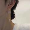Zirconia Snowflake Tassel Earrings: Elegant High-End Design for Versatile Style