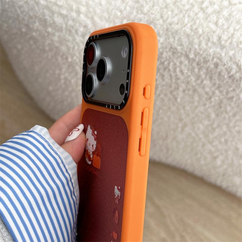Premium 3D Beaded Hello Kitty Case for iPhone 17/16 Pro Max/15/14