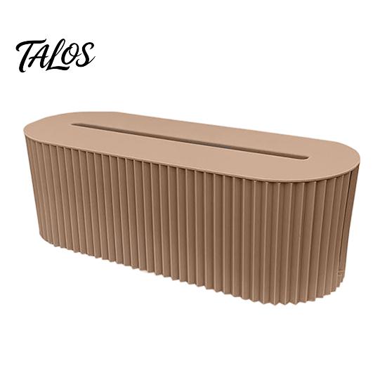 Desktop Cable Organizer Management Box, with Cover, Power Strip And Electrical Fireproof Cord Box Organizer, for Home Office Wire Storage