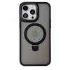 Applicable To IPhone16Promax Mobile Phone Case Magnetic Suction Bracket Apple 15 Anti-fall Cover 14/13 Matte Skin Feeling