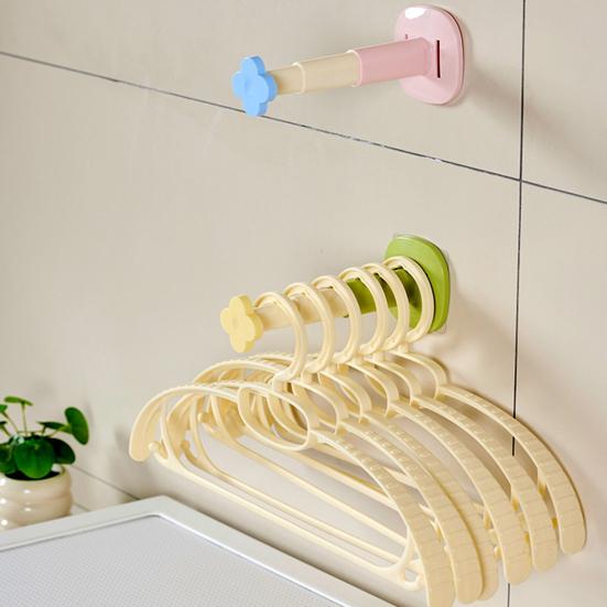 Household Telescopic Pole Support Strong Load-Bearing Multifunctional Retractable Adjustable Rod Holder