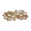 Elegante Fermaglio per Capelli con Strass da 8 cm per Donna Barrettes Decorate con Strass in Lega di Zinco per Acconciature Raccolte e Code di Cavallo