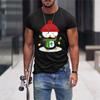 Christmas T-Shirts 3d Funny Santa Claus Print Oversized Tops Tees Mens Shirts Summer Holiday Casual O-Neck Male Harajuku Clothes