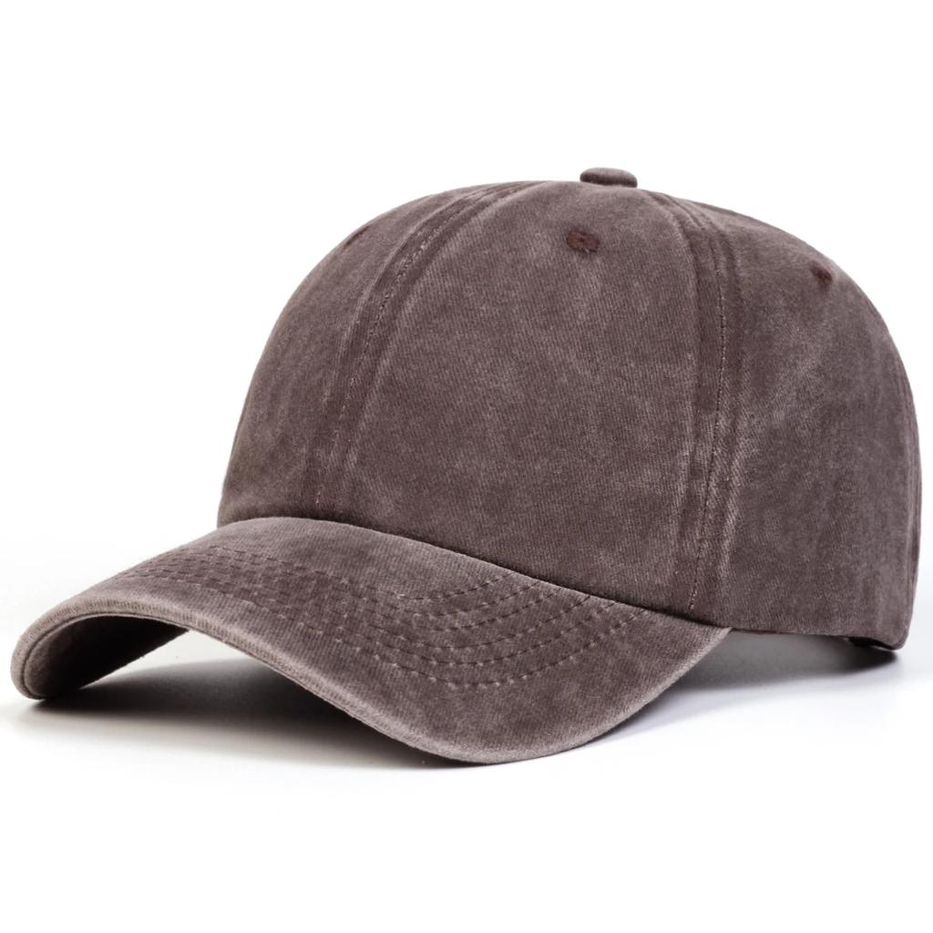 Unisex Light Washed Solid Color Baseball Caps Spring Autumn Outdoor Adjustable Casual Hats Dad Hat Sunscreen Hat