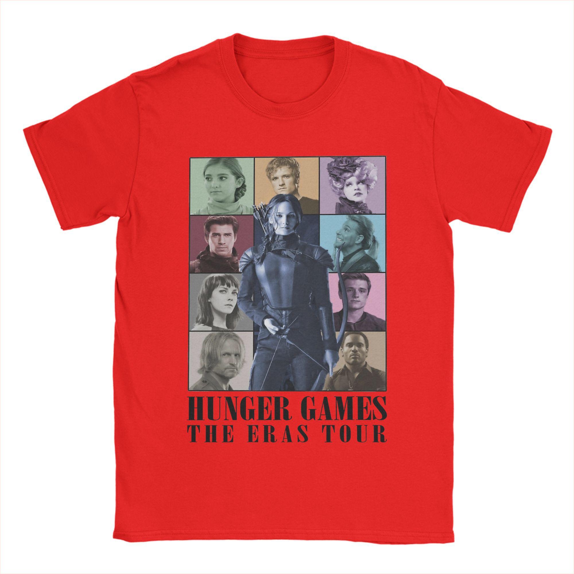 

Creative Eras Tour The Hunger Games TShirt for Unisex Crewneck Cotton T Shirt Short Sleeve Tees Plus Size Tops S