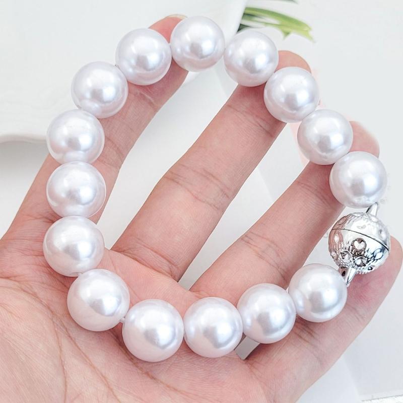 Secure Magnetic Curtain Ties Elegant Pearls Accents Durability Materials For Window Sheer & Drapery