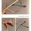 Fashionable Square Glasses Ultra Light PC Frame Unisex Minimalist Design Decorative Eyewear for Men and Women