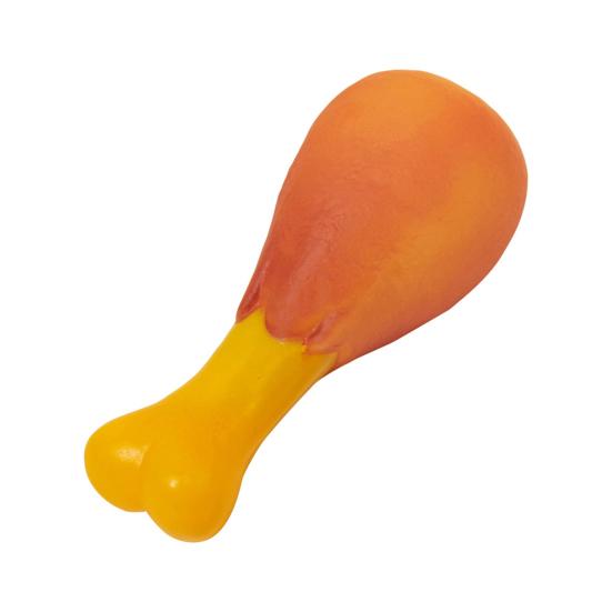 

Куряча ніжка Собака Іграшка Чищення зубів Гра Стійка до укусів вінілова іграшка зі звуком Здоров я зубів Запобігання нудьги Товари для тварин для дому на природі Подорож жовтий