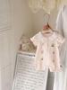 2025 Sommer Neuer Baby Mädchen Kurzarm Strampler - Süßes & Niedliches Outfit