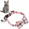 Adjustable Cat Collar Bowknot Bowtie Collar Decorative Breakaway Collar  Kitten