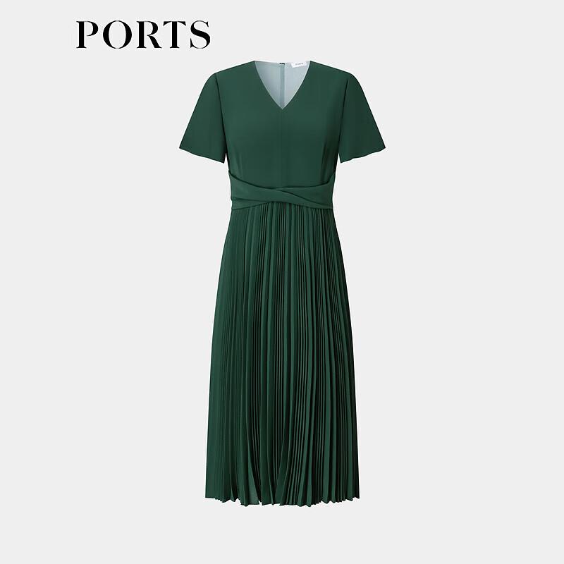 PORTS Women's ALT8D010TWP088 H-Line Knit Midi Dress